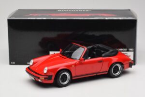 Porsche 911 SC Kabrioletas Raudonas Minichamps 1:18 100063030 Metalas - nuotrauka 8 iš 8
