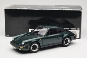 Porsche 911 Carrera Green Metallic Minichamps 1:18 100063022 Metalas - nuotrauka 8 iš 8