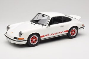 Porsche 911 Carrera RS 2.7 Grand Prix White With Red Norev 1:12 127514 Metalas