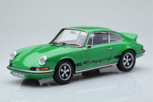 Porsche 911 Carrera RS 2.7 Žalias Norev 1:18 187680 Metalas