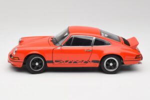 Porsche 911 Carrera RS 2.7 Oranžinis & Juodos Juostos AUTOart 1:18 78054 Metalas - nuotrauka 4 iš 8