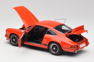 Porsche 911 Carrera RS 2.7 Oranžinis & Juodos Juostos AUTOart 1:18 78054 Metalas - nuotrauka 5 iš 8