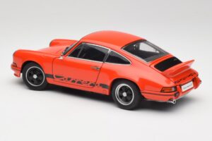 Porsche 911 Carrera RS 2.7 Oranžinis & Juodos Juostos AUTOart 1:18 78054 Metalas - nuotrauka 7 iš 8