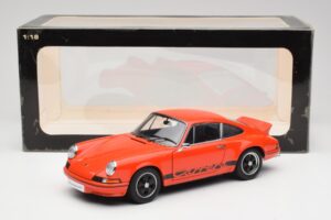 Porsche 911 Carrera RS 2.7 Oranžinis & Juodos Juostos AUTOart 1:18 78054 Metalas - nuotrauka 8 iš 8