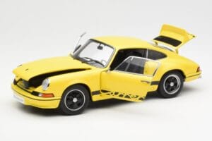 Porsche 911 Carrera RS 2.7 Geltonas AUTOart 1:18 78053 Metalas - nuotrauka 2 iš 8
