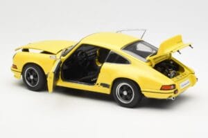 Porsche 911 Carrera RS 2.7 Geltonas AUTOart 1:18 78053 Metalas - nuotrauka 5 iš 8