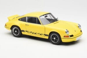 Porsche 911 Carrera RS 2.7 Geltonas AUTOart 1:18 78053 Metalas - nuotrauka 6 iš 8