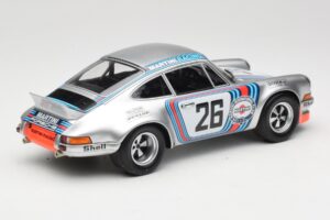 Porsche 911 Carrera RSR Group 4 GT #26 Martini Racing H. Muller / G. van Lennep GT Class Winner 1000 km Dijon 1973 Minichamps - nuotrauka 2 iš 6