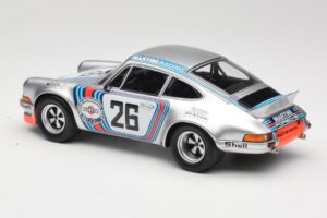 Porsche 911 Carrera RSR Group 4 GT #26 Martini Racing H. Muller / G. van Lennep GT Class Winner 1000 km Dijon 1973 Minichamps - nuotrauka 5 iš 6
