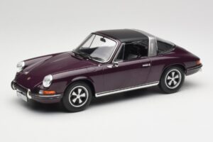 Porsche 911 E Targa Violetinis Norev 1:18 187644 Metalas - nuotrauka 2 iš 7