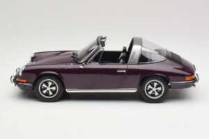 Porsche 911 E Targa Violetinis Norev 1:18 187644 Metalas - nuotrauka 4 iš 7
