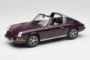Porsche 911 E Targa Violetinis Norev 1:18 187644 Metalas