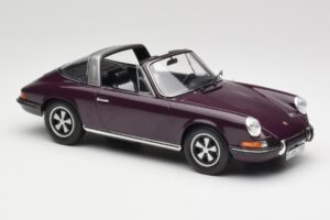 Porsche 911 E Targa Violetinis Norev 1:18 187644 Metalas - nuotrauka 5 iš 7