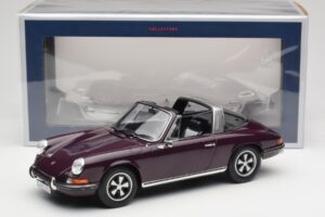 Porsche 911 E Targa Violetinis Norev 1:18 187644 Metalas - nuotrauka 7 iš 7