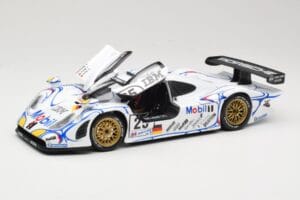 Porsche 911 GT1 #25 Porsche AG U. Alzen / J. Muller / B. Wollek 24 Hours of Le Mans 1998 Maisto 1:18 56052 Metalas - nuotrauka 2 iš 8
