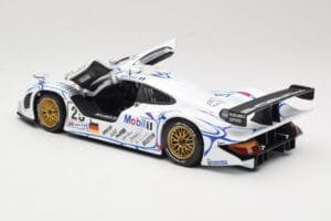 Porsche 911 GT1 #25 Porsche AG U. Alzen / J. Muller / B. Wollek 24 Hours of Le Mans 1998 Maisto 1:18 56052 Metalas - nuotrauka 5 iš 8