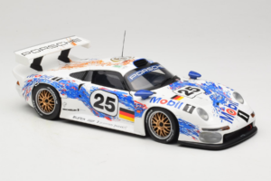 Porsche 911 GT1 #25 H. Stuck / T. Boutsen / B. Wollek 24 Hours of Le Mans 1996 UT Models 1:18 180966625 Metalas - nuotrauka 6 iš 8