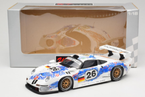 Porsche 911 GT1 #26 K. Wendlinger / Goody / Y. Dalmas 24 Hours of Le Mans 1996 UT Models 1:18 180966626 Metalas - nuotrauka 8 iš 8