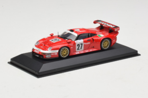 Porsche 911 GT1 #27 BMS Scuderia Italia 24 Hours of Le Mans 1997 Minichamps 1:43 430976627 Metalas - nuotrauka 2 iš 4