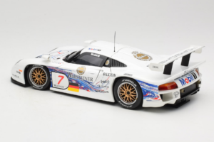 Porsche 911 GT1 #7 Y. Dalmas / R. Wollek FIA GT Championship 1997 UT Models 1:18 39721 Metalas - nuotrauka 7 iš 8