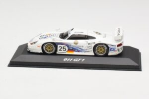 Porsche 911 GT1 #25 Warsteiner 24 Hours of Le Mans 1997 Minichamps 1:43 WAP02003197 Metalas