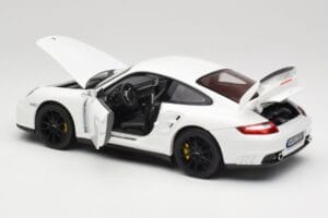 Porsche 911 GT2 997.1 Baltas Norev 1:18 187572 Metalas - nuotrauka 5 iš 8
