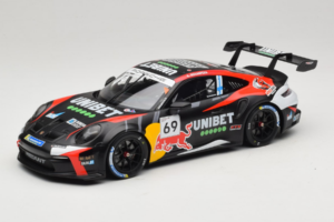 Porsche 911 GT3 Cup 992 #69 K. Rovanpera Zolder GP 2024 IXO 1:18 18RMC226 Metalas