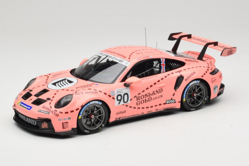 Porsche 911 GT3 Cup 992 #90 J. Malin Brands Hatch 2023 IXO 1:18 18RMC225 Metalas