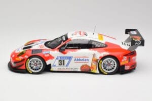 Porsche 911 GT3 R #31 Frikadelli Racing N. Siedler / M. Seefried 24 Hours Nürburgring 2018 Minichamps 1:18 153186931 Metalas - nuotrauka 3 iš 6
