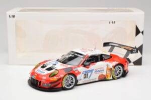 Porsche 911 GT3 R #31 Frikadelli Racing N. Siedler / M. Seefried 24 Hours Nürburgring 2018 Minichamps 1:18 153186931 Metalas - nuotrauka 6 iš 6