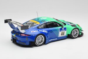Porsche 911 GT3 R #44 Falken Motorsport W. Henzler / P. Dumbreck NBR 2016 Minichamps 1:18 155166044 Metalas - nuotrauka 2 iš 6