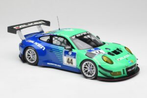 Porsche 911 GT3 R #44 Falken Motorsport W. Henzler / P. Dumbreck NBR 2016 Minichamps 1:18 155166044 Metalas - nuotrauka 4 iš 6