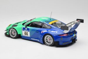 Porsche 911 GT3 R #44 Falken Motorsport W. Henzler / P. Dumbreck NBR 2016 Minichamps 1:18 155166044 Metalas - nuotrauka 5 iš 6