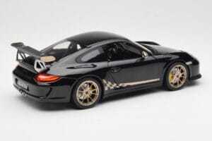 Porsche 911 997 GT3 RS Juodas Norev 1:18 187563 Metalas - nuotrauka 3 iš 8