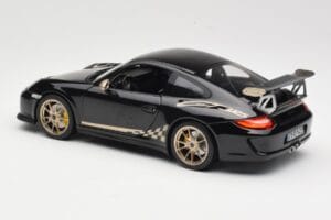 Porsche 911 997 GT3 RS Juodas Norev 1:18 187563 Metalas - nuotrauka 7 iš 8
