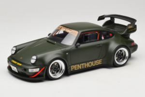 Porsche 911 RWB Penthouse Kaki Green GT Spirit 1:18 GT559 Derva