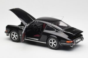 Porsche 911 S Juodas Schuco 1:18 450047200 Metalas - nuotrauka 5 iš 8
