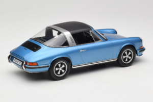 Porsche 911 S Targa Blue Metallic Norev 1:18 187646 Metalas - nuotrauka 3 iš 8