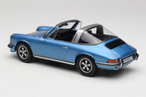 Porsche 911 S Targa Blue Metallic Norev 1:18 187646 Metalas - nuotrauka 6 iš 8