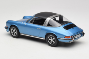 Porsche 911 S Targa Blue Metallic Norev 1:18 187646 Metalas - nuotrauka 7 iš 8