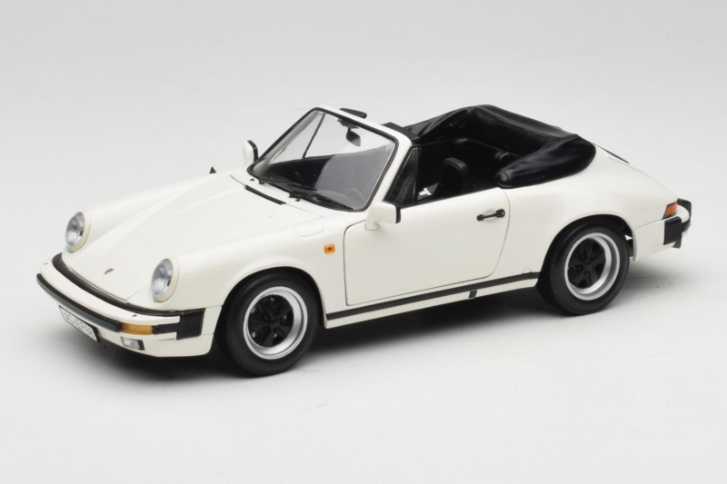 Porsche 911 SC Kabrioletas Baltas Minichamps 1:18 100063031 Metalas