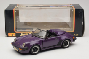 Porsche 911 3.2 Speedster Violetinis Maisto 1:18 50248 Metalas - nuotrauka 8 iš 8