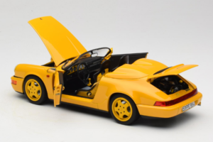 Porsche 911 964 Speedster Speed Yellow Norev 1:18 187130 Metalas - nuotrauka 5 iš 8