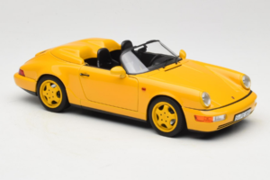 Porsche 911 964 Speedster Speed Yellow Norev 1:18 187130 Metalas - nuotrauka 6 iš 8