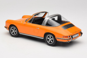 Porsche 911 T Targa Oranžinis Norev 1:18 187220 Metalas - nuotrauka 7 iš 8