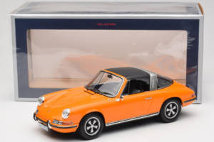 Porsche 911 T Targa Oranžinis Norev 1:18 187220 Metalas - nuotrauka 8 iš 8