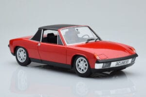 Porsche 914 1.7 Bahia Raudonas Norev 1:18 187690 Metalas - nuotrauka 4 iš 7