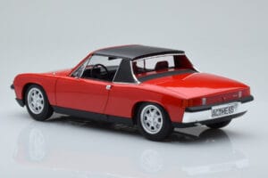 Porsche 914 1.7 Bahia Raudonas Norev 1:18 187690 Metalas - nuotrauka 5 iš 7