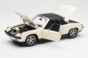Porsche 914/6 Šviesi Dramblio Kaulo AUTOart 1:18 77933 Metalas - nuotrauka 2 iš 8