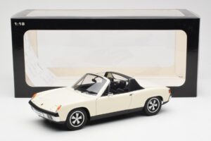 Porsche 914/6 Šviesi Dramblio Kaulo AUTOart 1:18 77933 Metalas - nuotrauka 8 iš 8